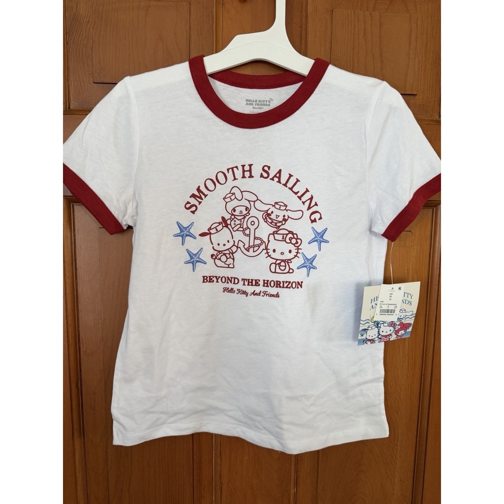 Girls' Hello Kitty & Friends Smooth Sailing Short Sleeve Graphic T-Shirt XL